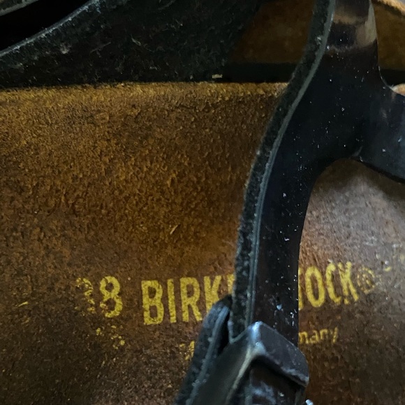 Birkenstock size (38) Gizah black patent sandals - Picture 6 of 6